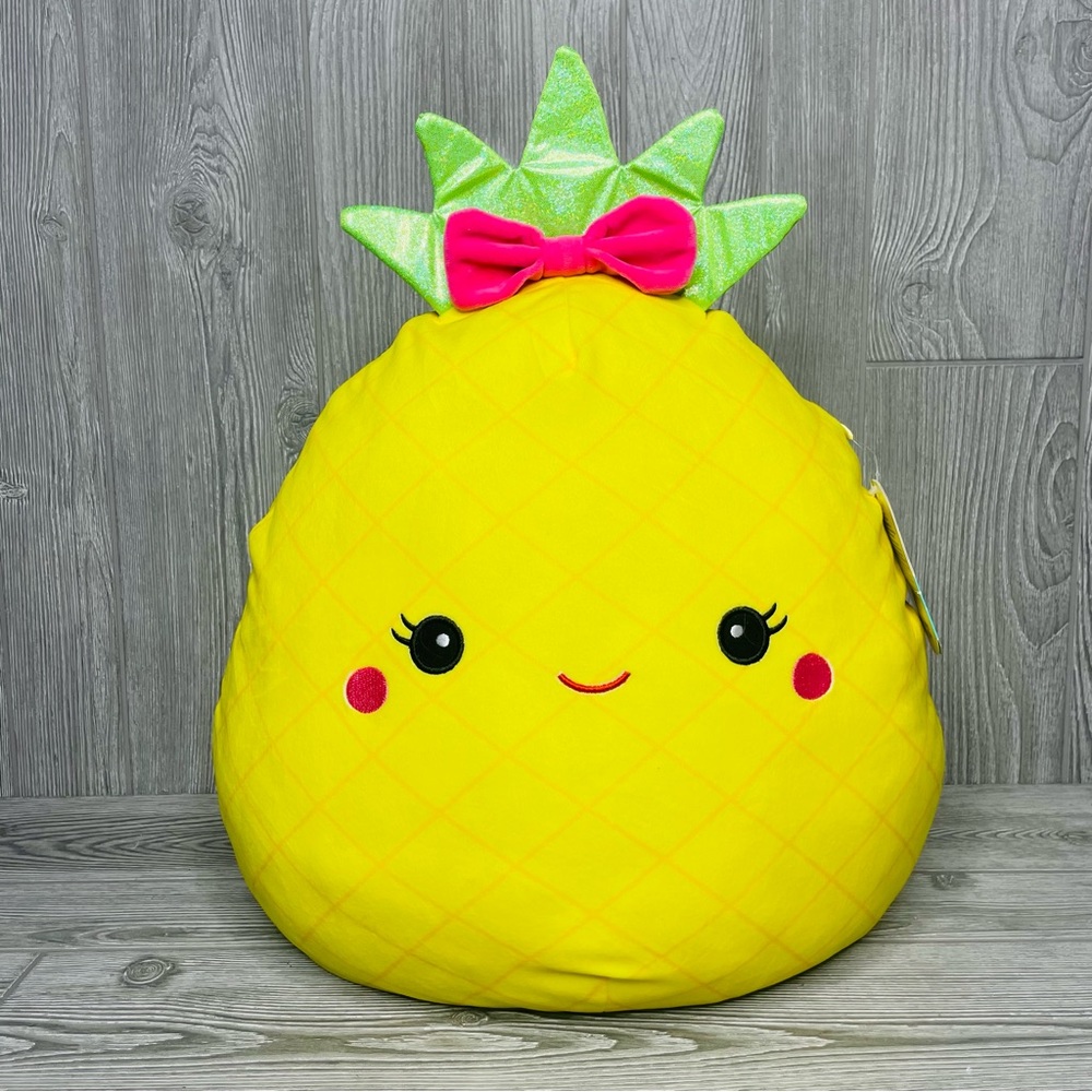 Squishmallows 2021 Maui Pineapple Girl Target 16” Big Pillow Stuffed Plush Toy